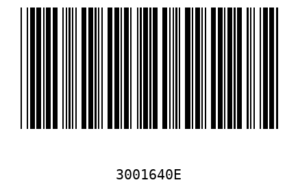 Barra Código 3001640