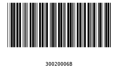 Barcode 30020006