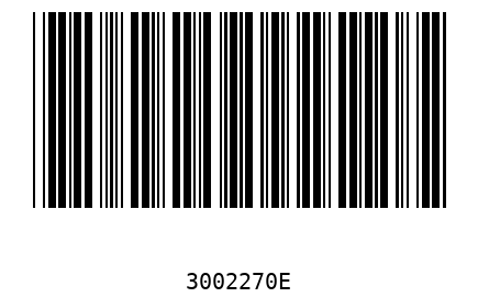 Barcode 3002270