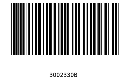 Barcode 3002330