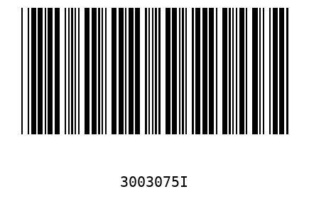 Barcode 3003075