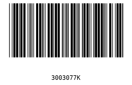 Barcode 3003077