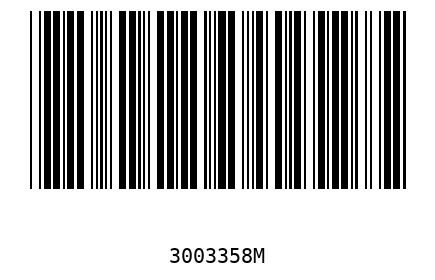 Barcode 3003358