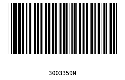 Barcode 3003359