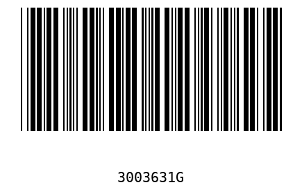 Barcode 3003631