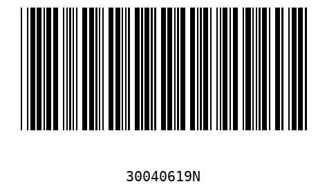 Barcode 30040619