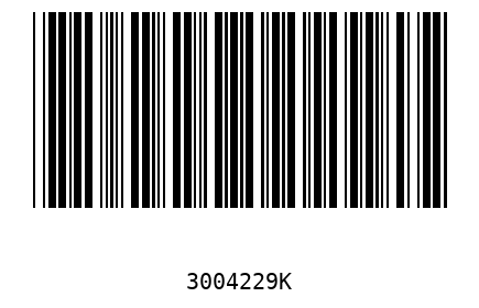 Barcode 3004229