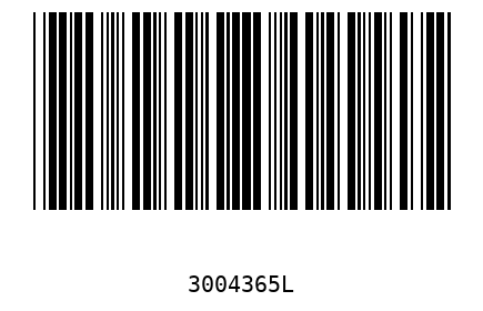 Barcode 3004365