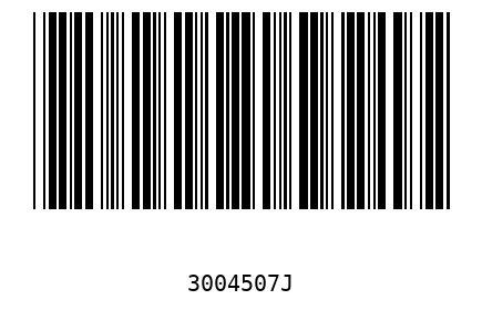 Barcode 3004507
