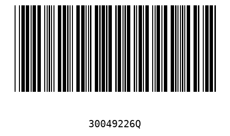 Barcode 30049226