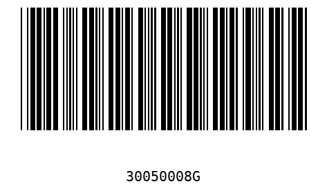 Barcode 30050008