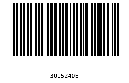 Barcode 3005240