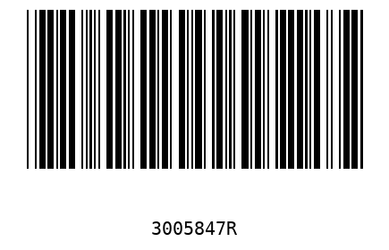 Barra Código 3005847