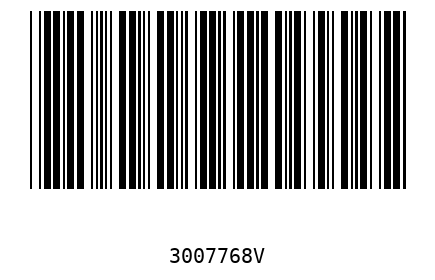 Barcode 3007768
