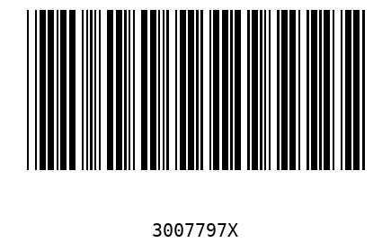 Barcode 3007797