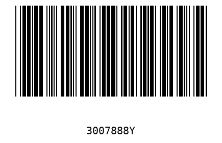 Barra Código 3007888