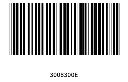 Barcode 3008300