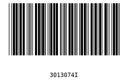 Barcode 3013074