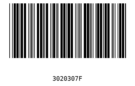Barcode 3020307