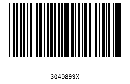 Barcode 3040899
