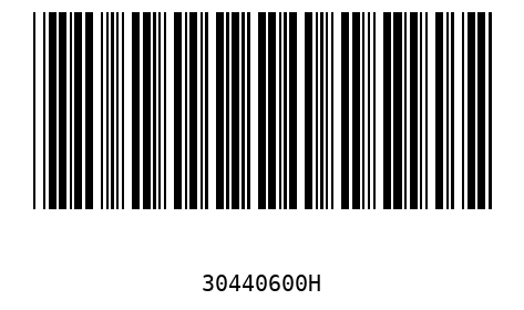 Barcode 30440600