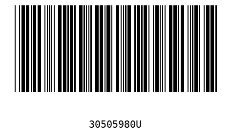 Barcode 30505980