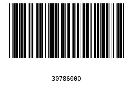 Barcode 3078600