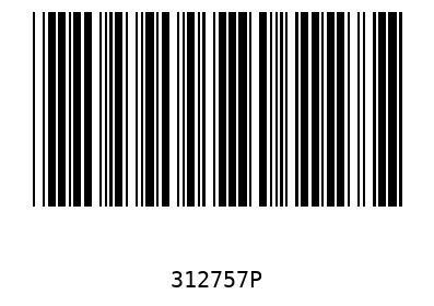 Bar code 312757