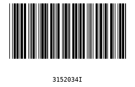 Barcode 3152034