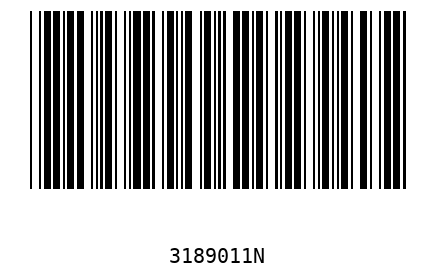 Barcode 3189011