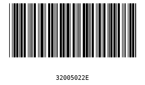 Barcode 32005022