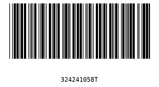 Barcode 324241058