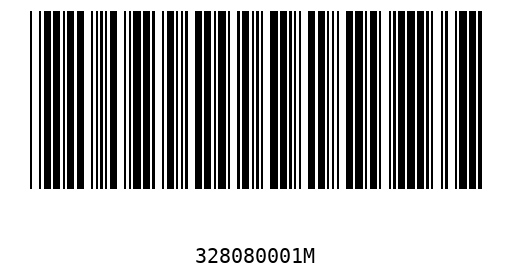 Barcode 328080001