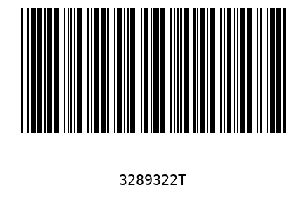 Barcode 3289322