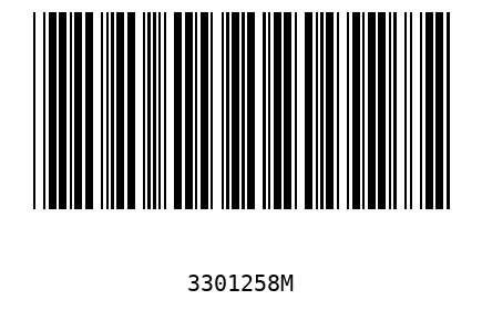 Barcode 3301258