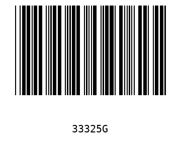 Barra Código, Code 39 33325