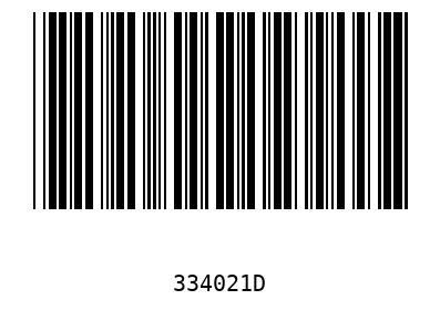 Barcode 334021