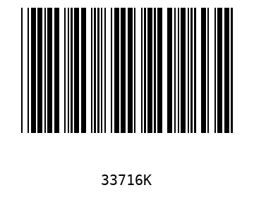 Barra Código, Code 39 33716