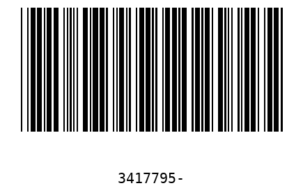 Bar code 3417795