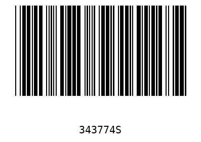 Bar code 343774
