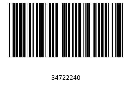 Bar code 3472224