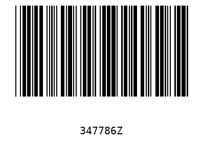 Barcode 347786