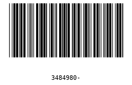 Barcode 3484980