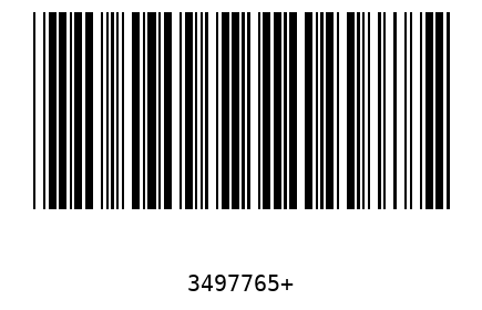 Barcode 3497765
