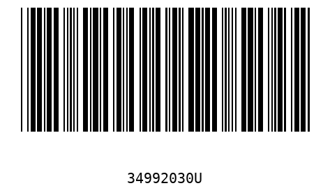 Barcode 34992030
