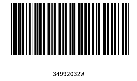 Barcode 34992032