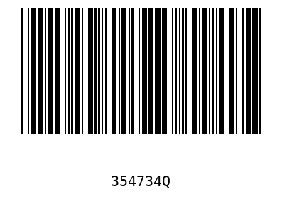 Barcode 354734