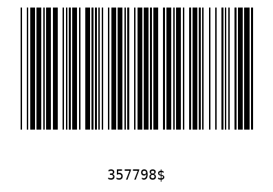 Barcode 357798