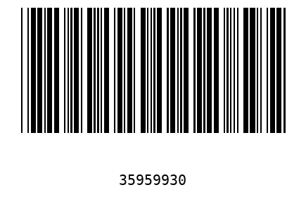 Bar code 3595993