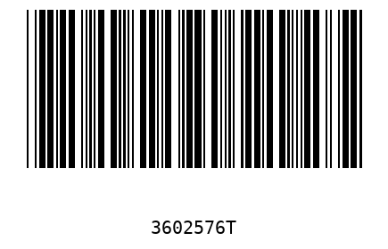Barcode 3602576